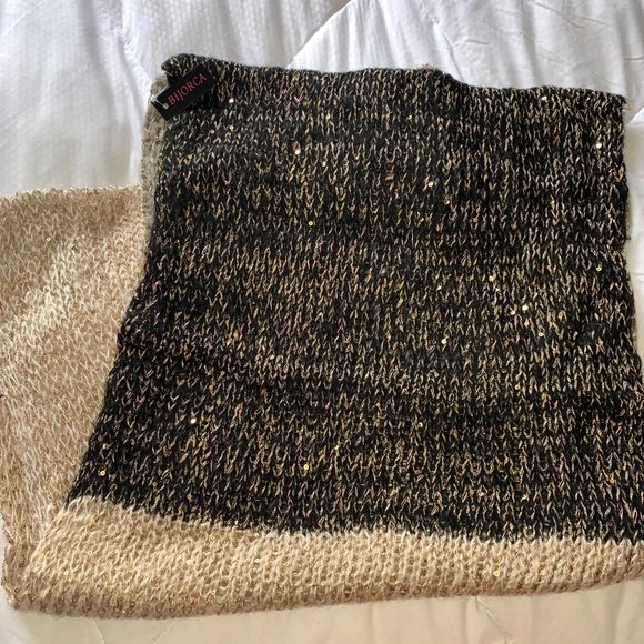 Ombré Winter Infinity Scarf